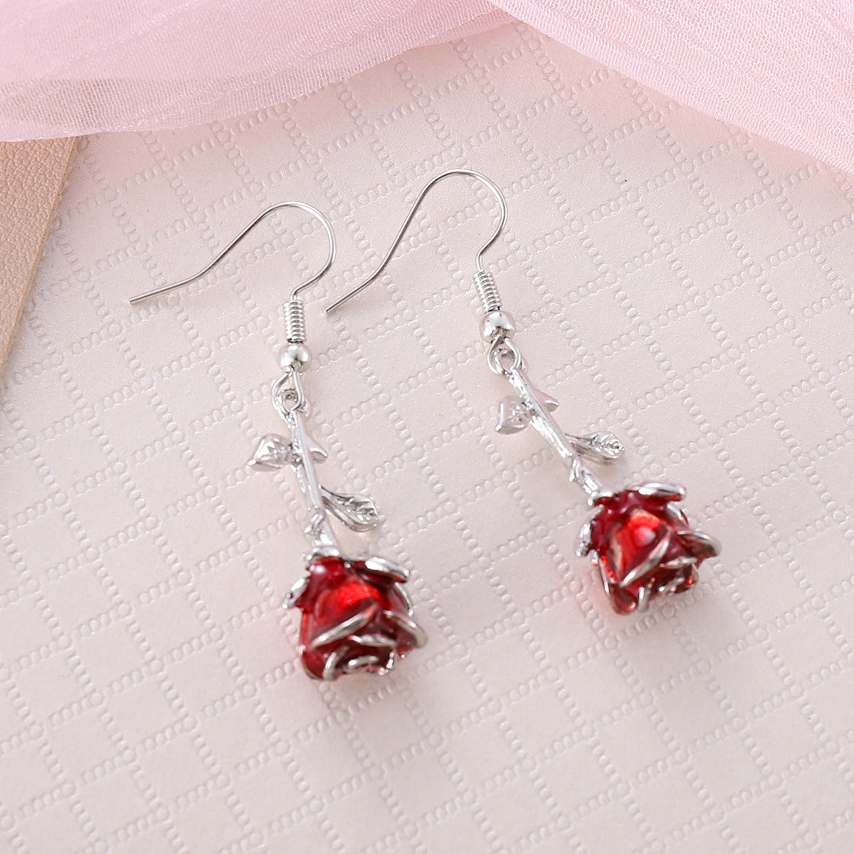 Wholesale Vintage rose earrings