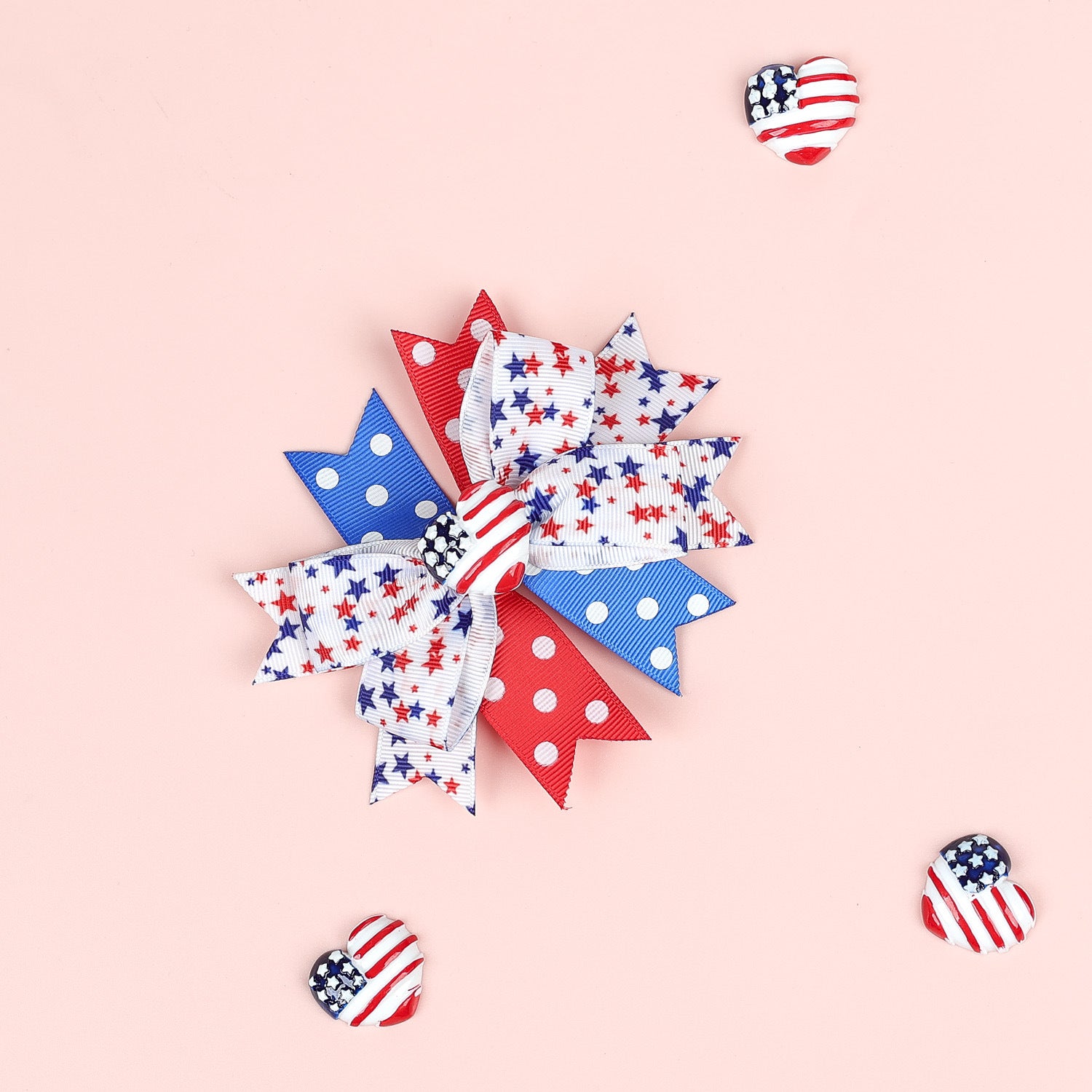 Clips de cabello de la reverencia de la cinta de hilo al por mayor de hilo