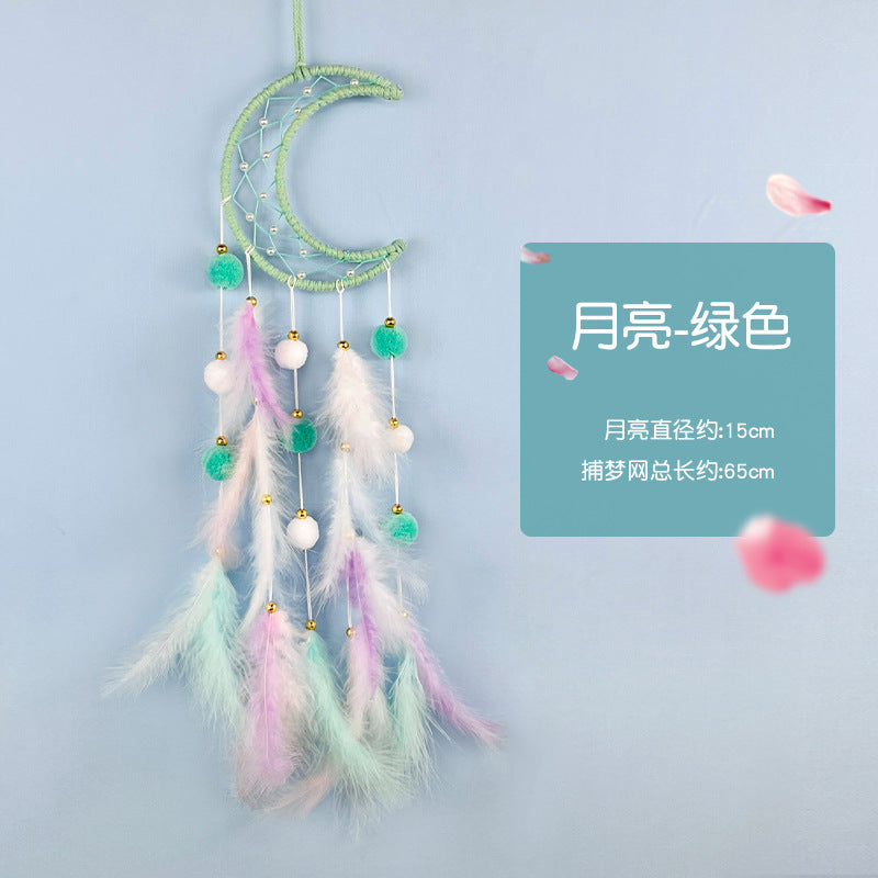 Wholesale Feather Woven Dream Catcher Pendant
