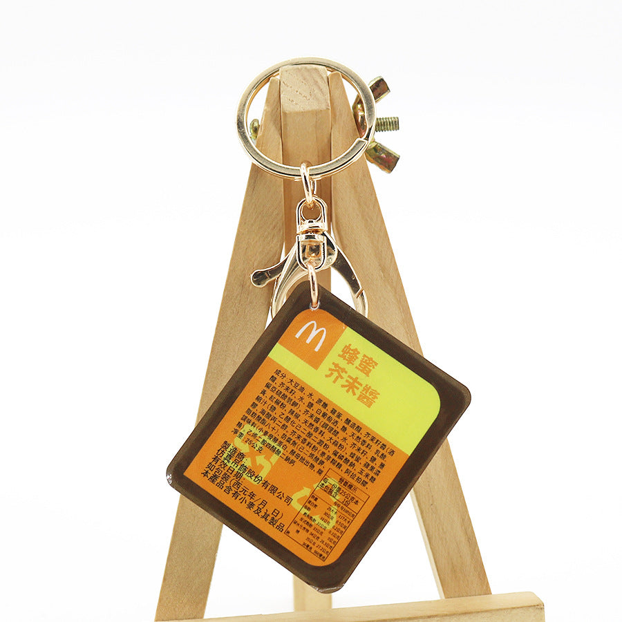 Wholesale Imitation Sauce Bag Q Elastic Sauce Keychain