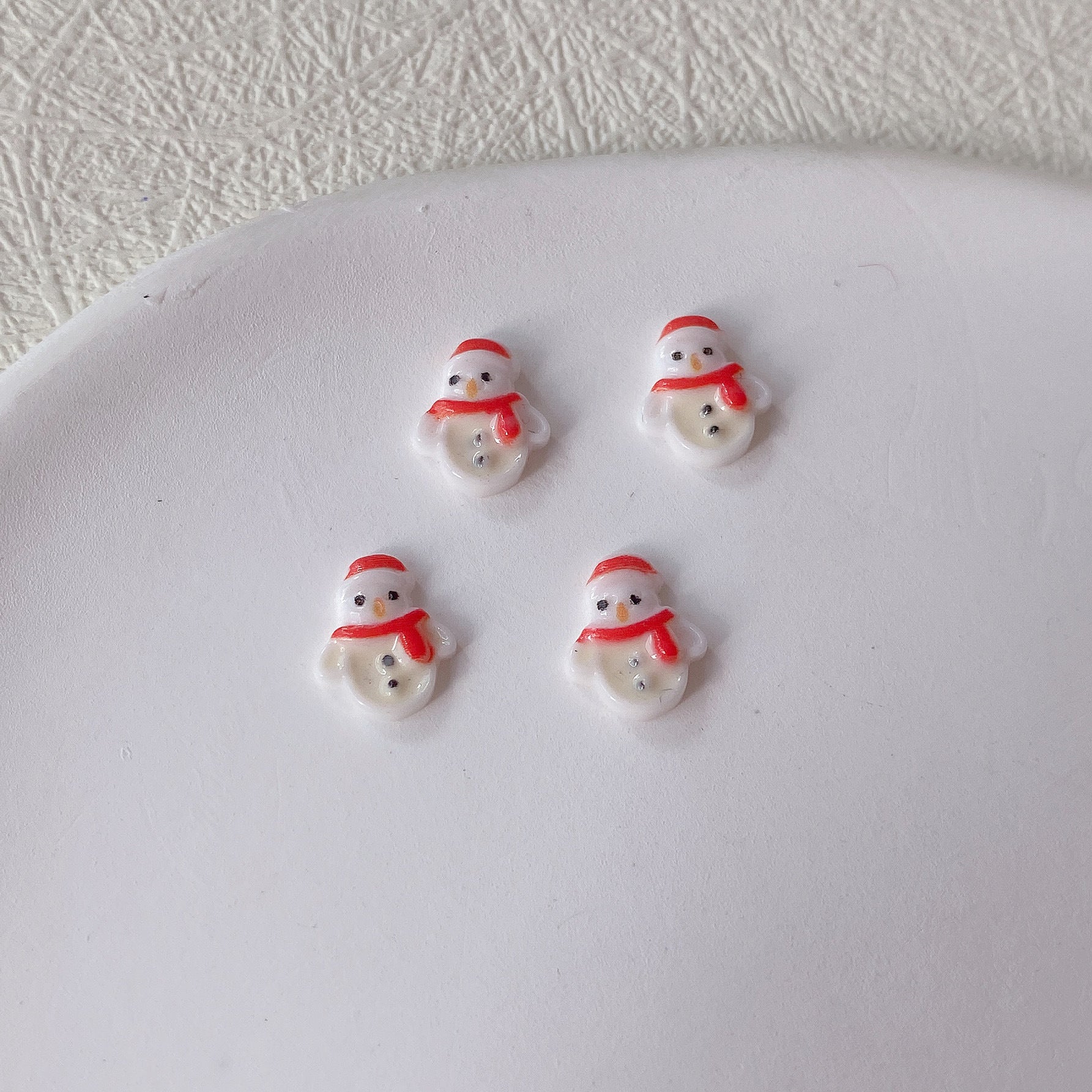 Wholesale 10PCS/Pack Night Glow Christmas Resin Nail Stickers