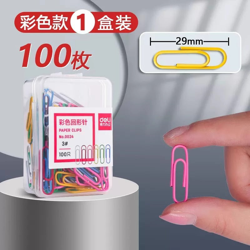 Wholesale paper clip silver metal paper clip steel core paper clip