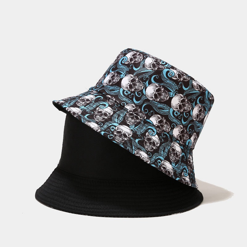 Sombrero de cubo de calavera calavera de algodón de algodón al por mayor