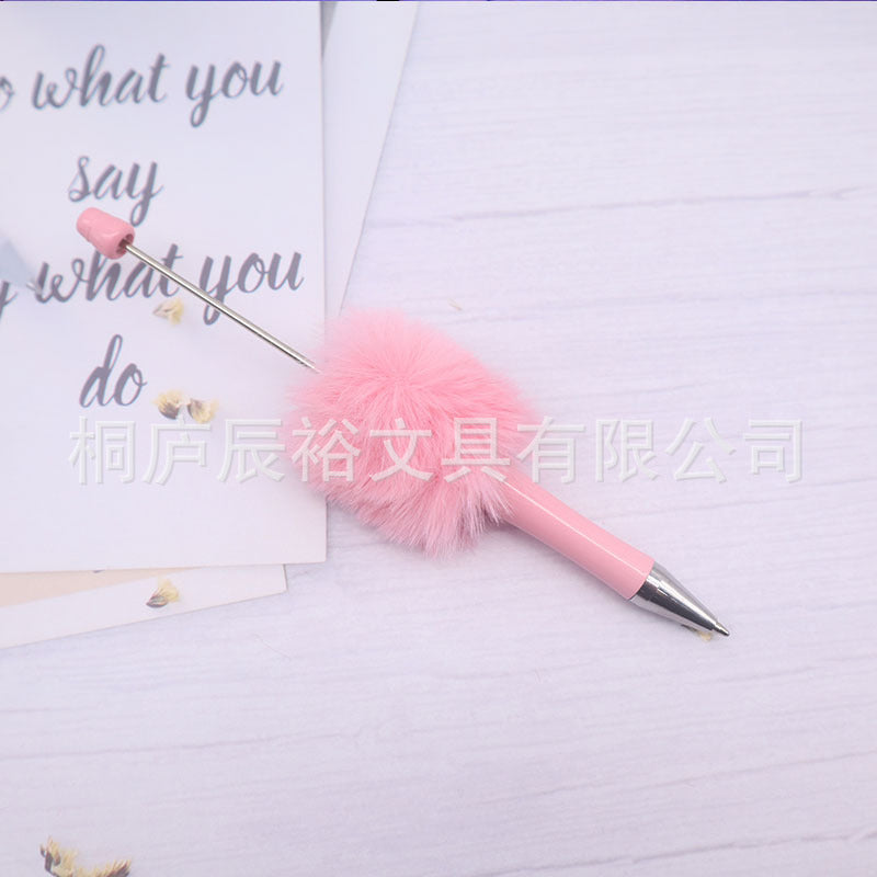 Wholesale Cartoon beaded cute pen with cute beads and cute girly gift pen