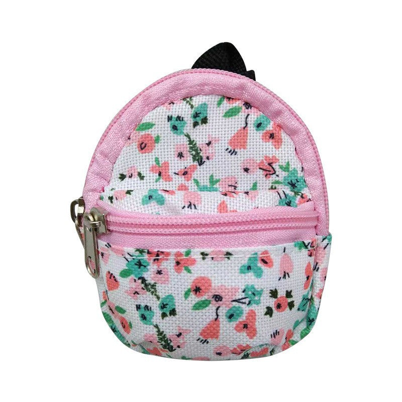 Wholesale Change bag 8cm small schoolbag Doll Accessories