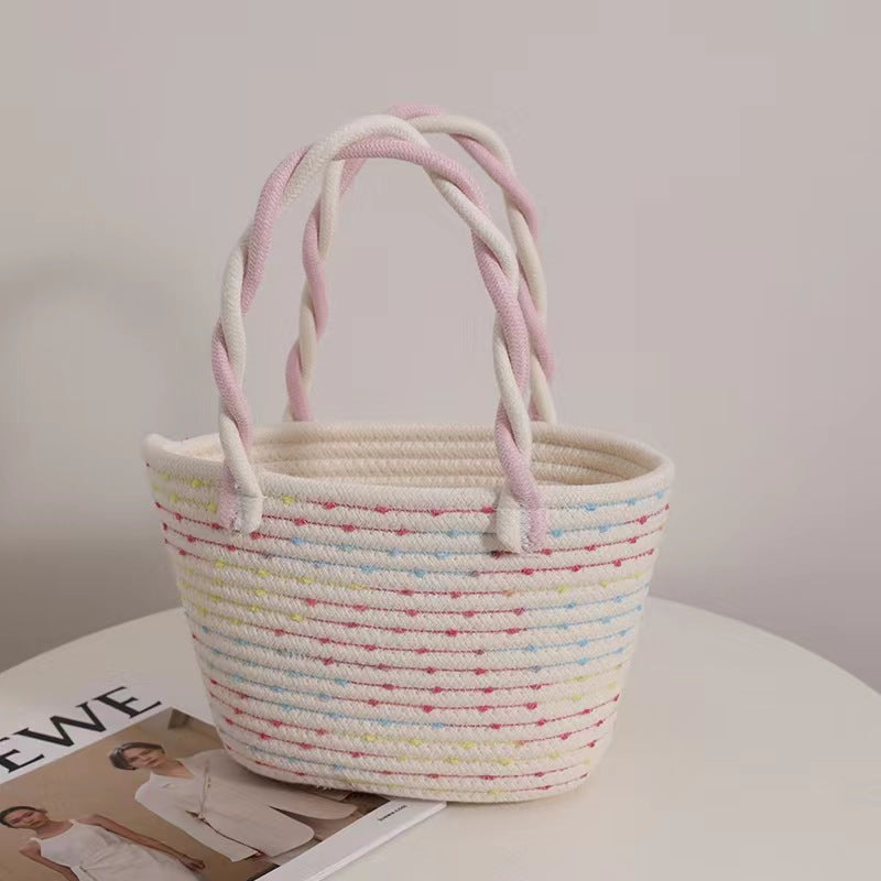 Wholesale Wedding Souvenir Portable Cotton Woven Bag