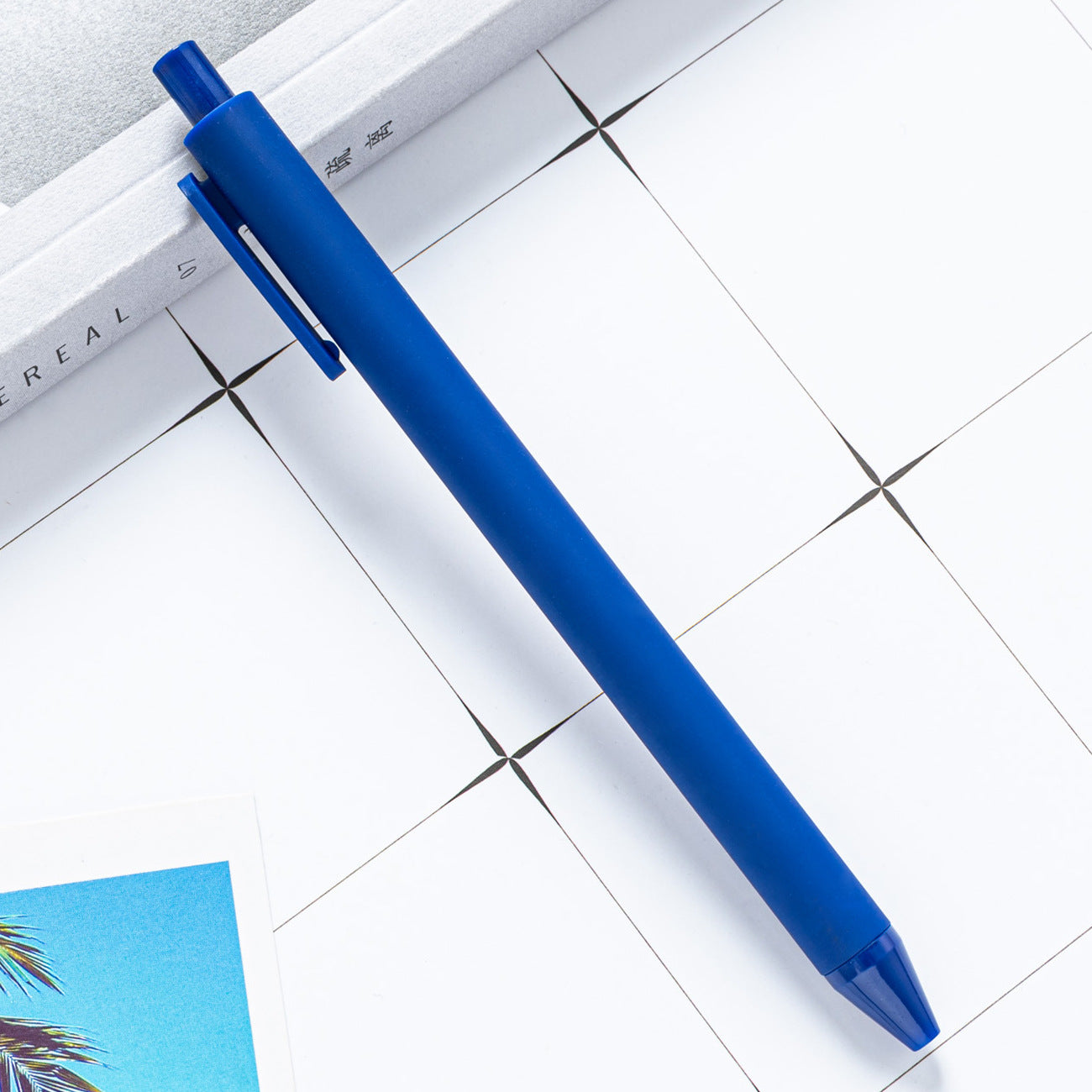 Whoelsale Candy Color Press Plastic Pen Gift Office Tools Teacher Gift