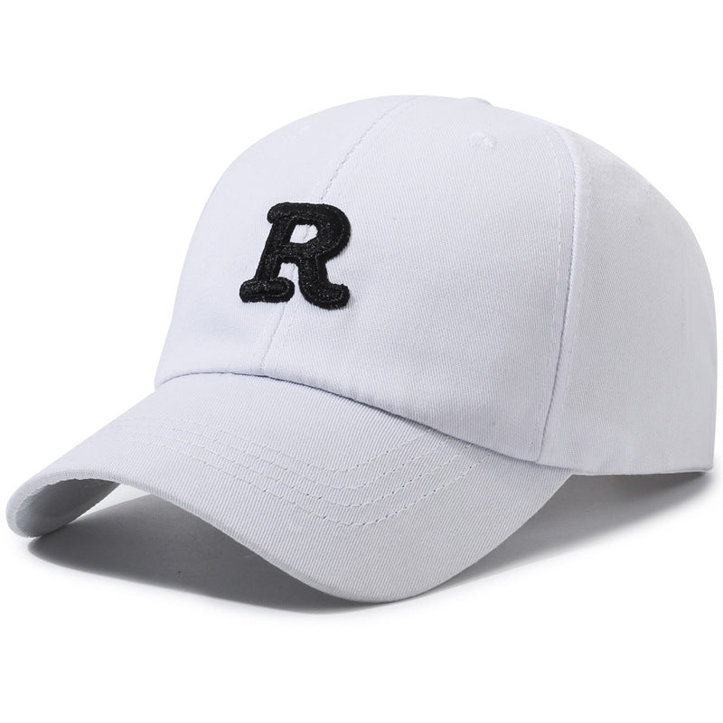Wholesale R Standard Sun Hat Hard Top Short Brim Baseball Cap