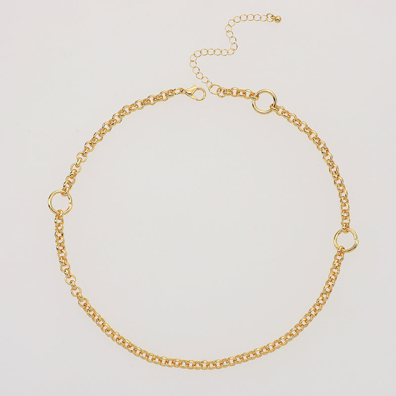 Wholesale DIY Metal Multi-layer Cuban Chain Stacked Sweater Chain