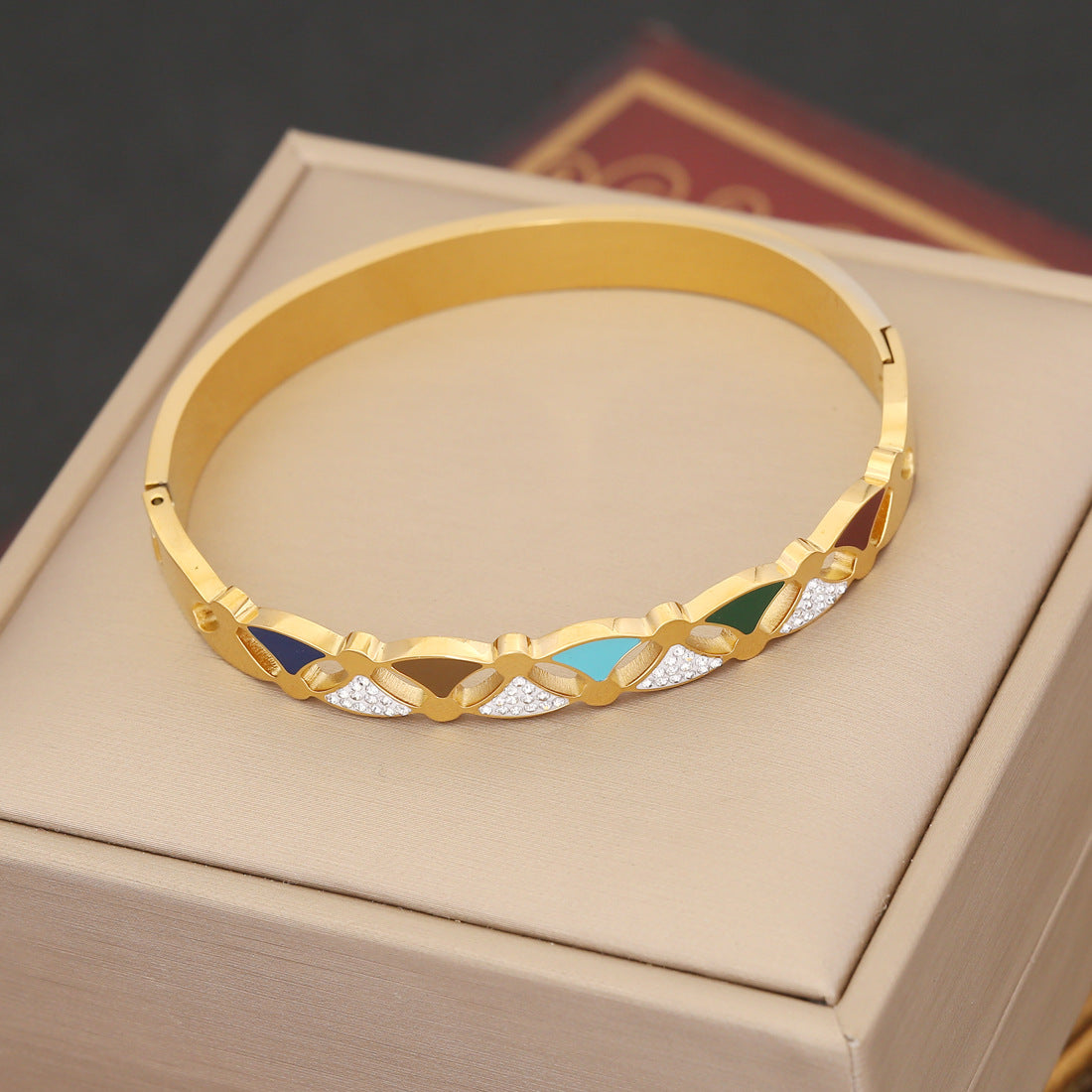 Wholesale of New Devil's Eye Retro Stainless Steel Bracelet