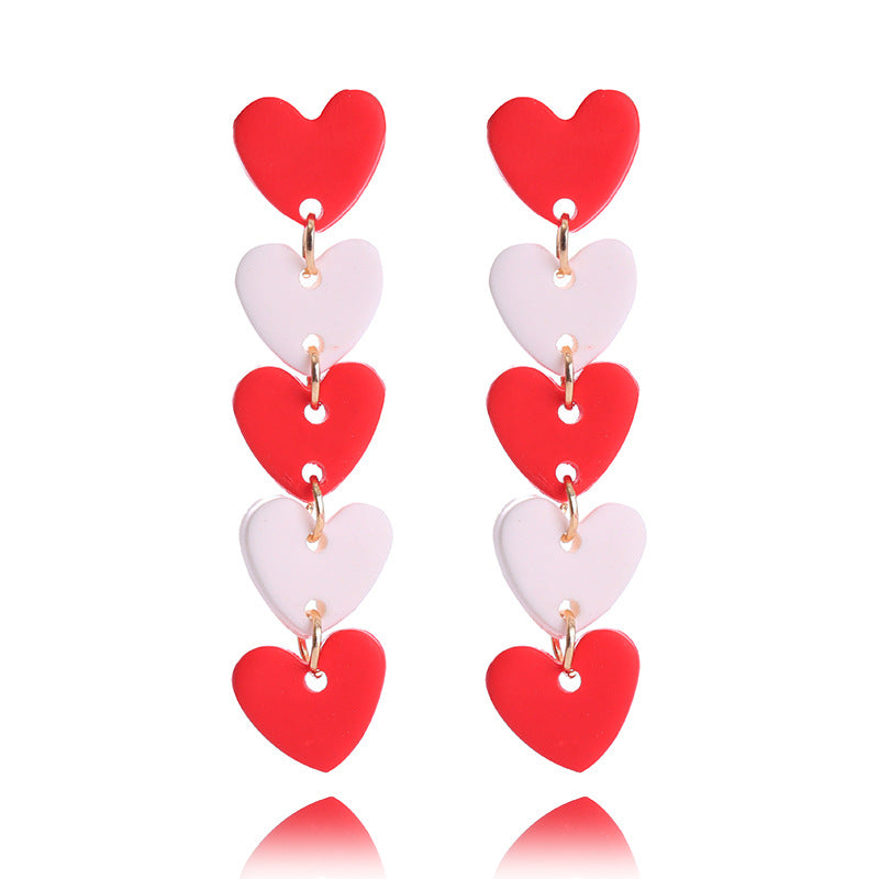 Wholesale Valentine's Day Love Soft Ceramic Earrings