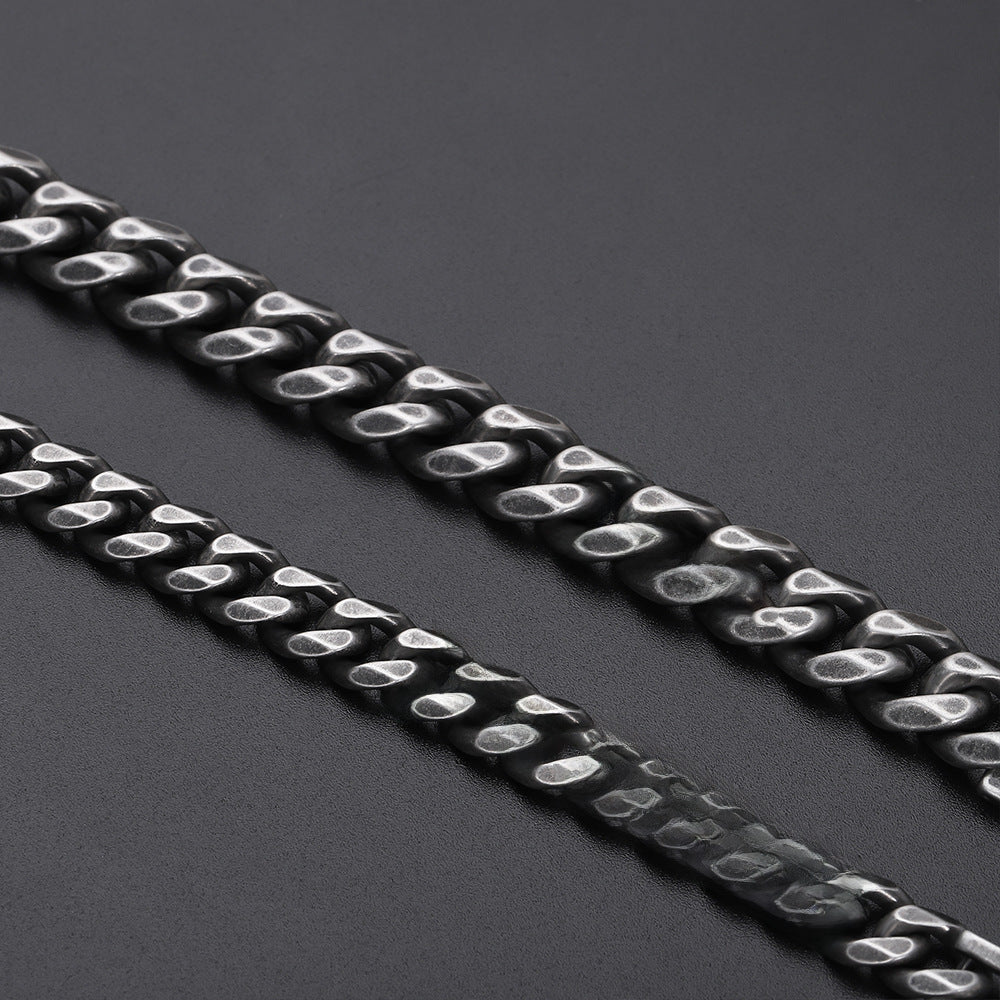 Wholesale hip hop Cuban stainless steel bracelet 8mm/10mm jewelry