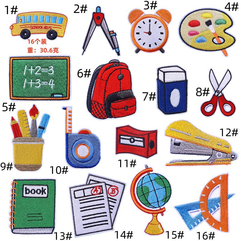 Wholesale Cartoon Cute School Season DIY Patches