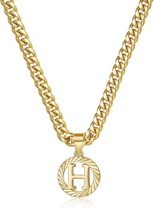 Wholesale Hollow-out 26 gold letter necklace