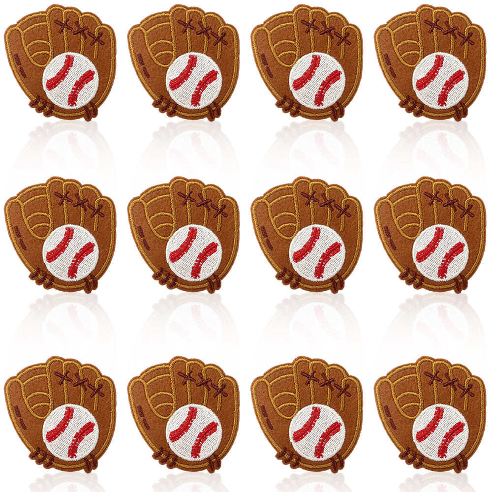 Wholesale Embroidered Iron On Baseball Glove Patch For Coats Trendy Fashion Accessory OLY Exclusive
