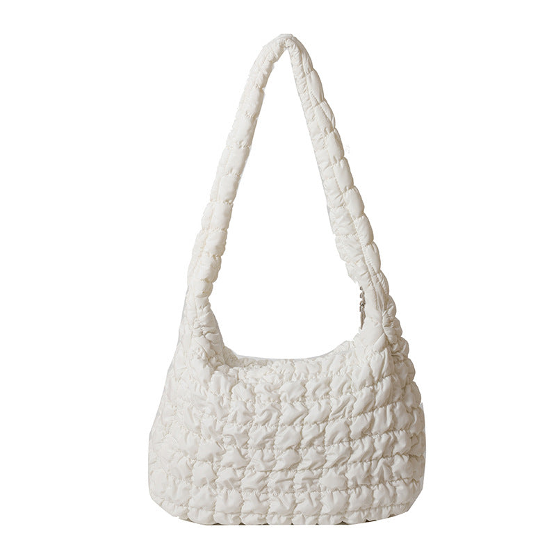 Wholesale Nylon Pleated Cloud Large Capacity Single Shoulder Crossbody Bag