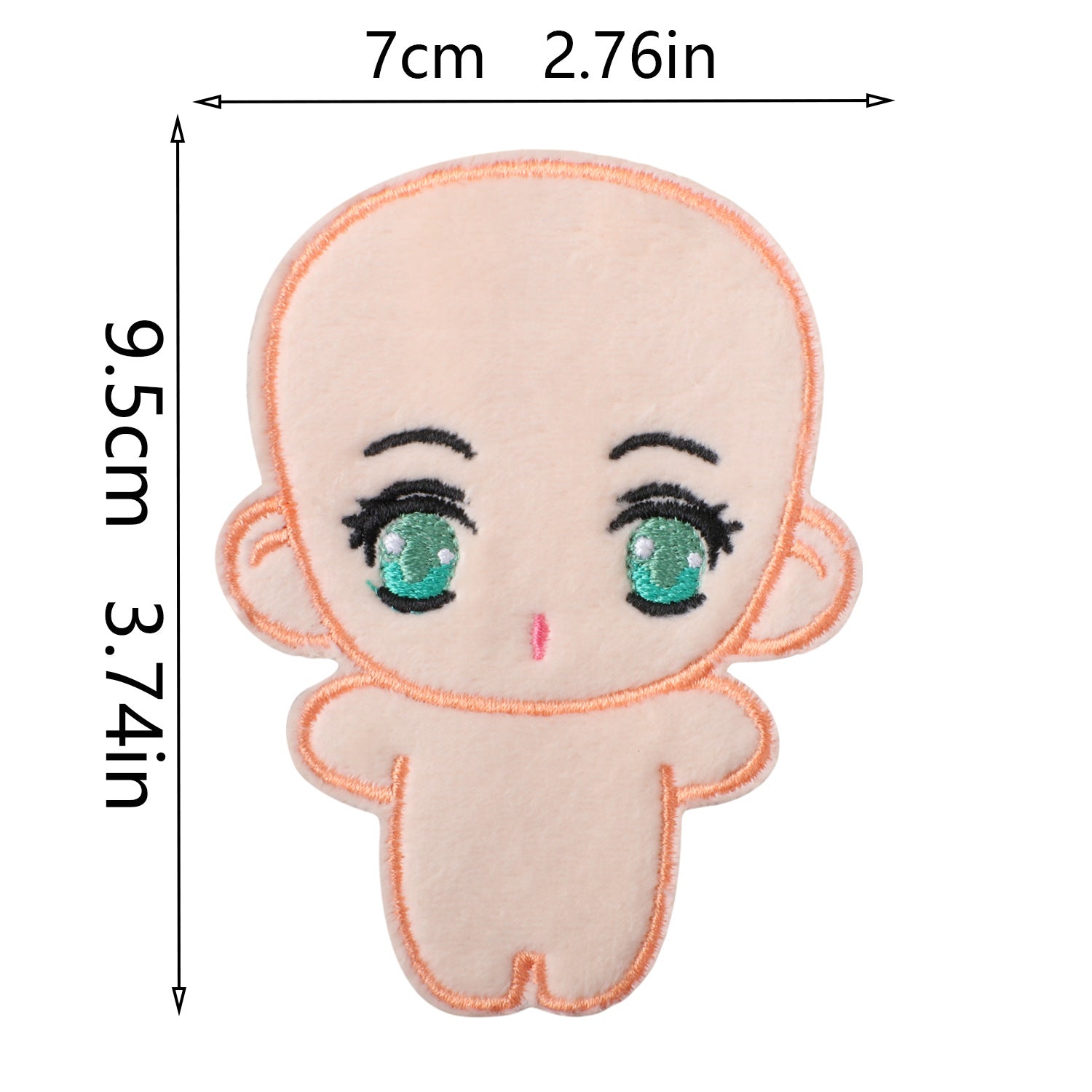 Wholesale 200 Sets Trendy Felt Doll DIY Embroidery Patch Kit For Clothing Decoration Boutique Craft Supply OLY Exclusive
