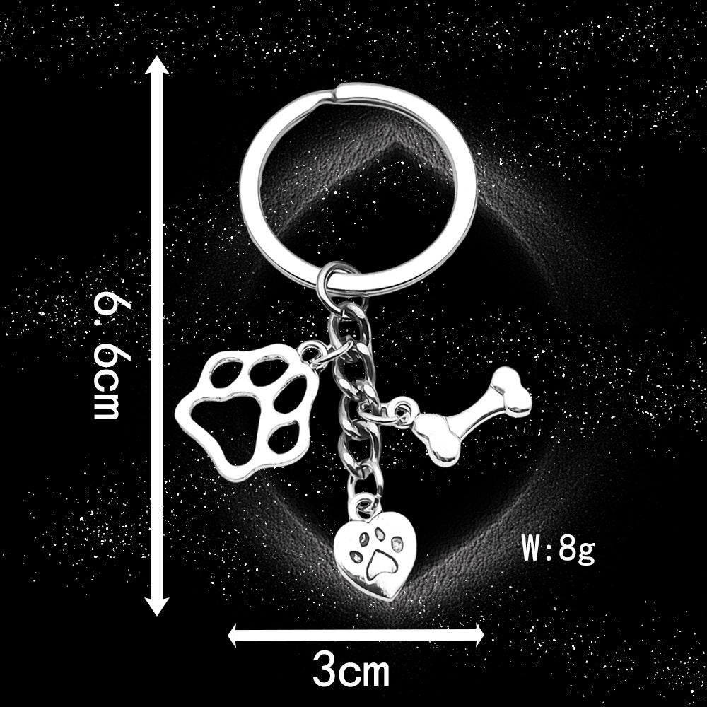 Antique silver oil drop key creative accessories