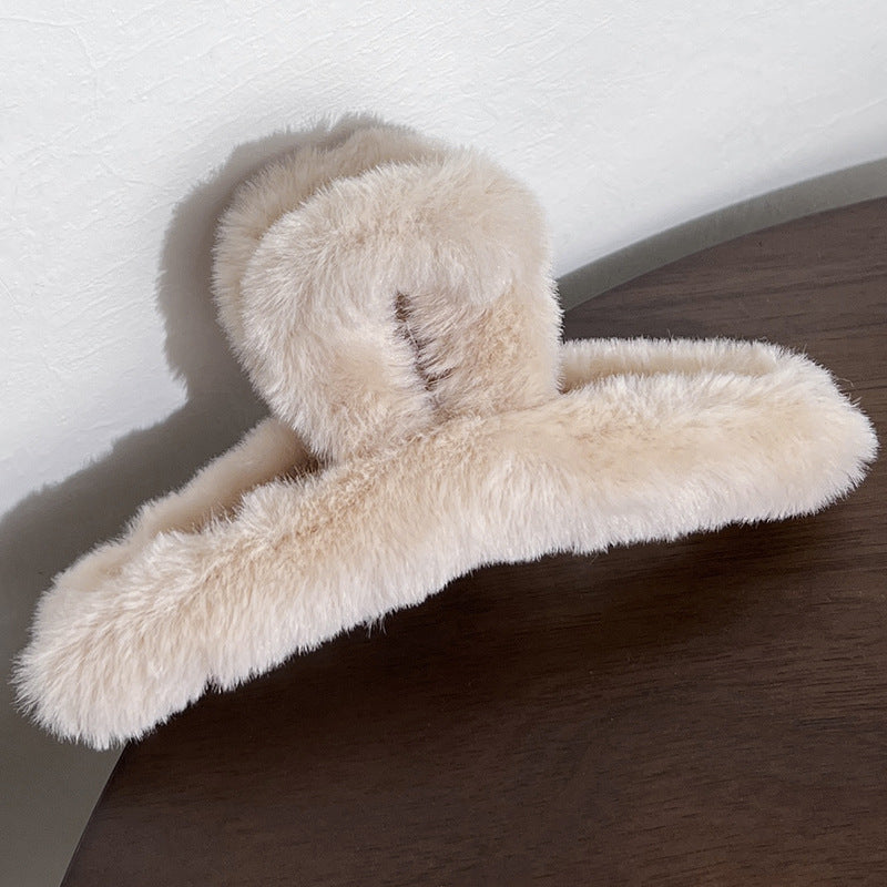 Wholesale Autumn and Winter Plush Extended Hair Clips