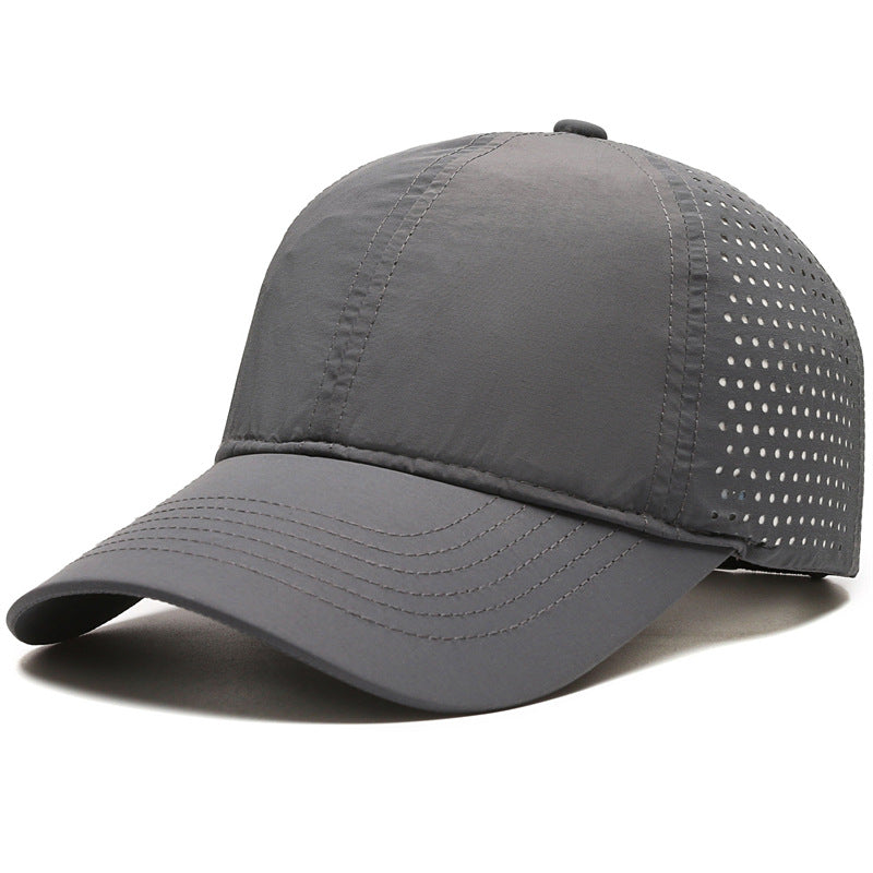Wholesale Men's Summer Thin Breathable Mesh Big Head Circumference Sports Baseball Sunscreen Visor Cap