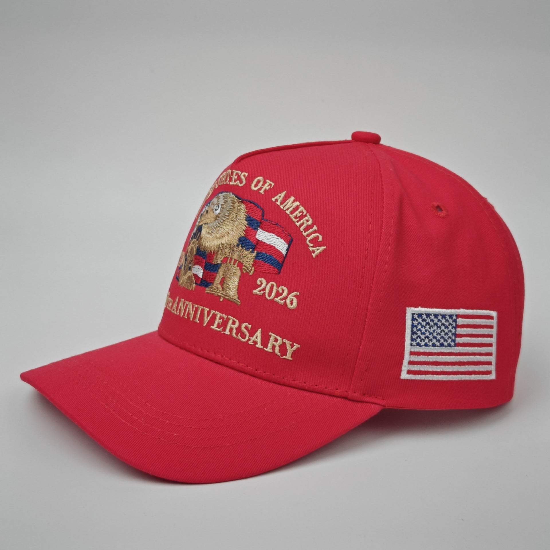 Wholesale Colorful Eagle Flag Embroidered Baseball Hat