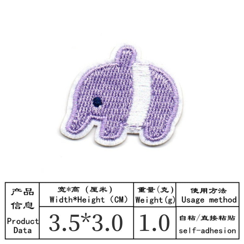 Wholesale Cartoon Animal Flower Embroidery DIY Patches