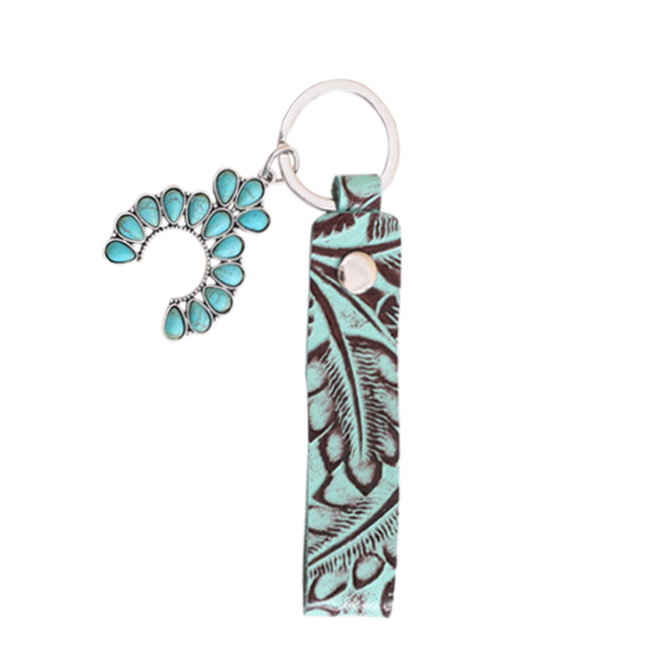 Keychains de patrón de cuero al por mayor