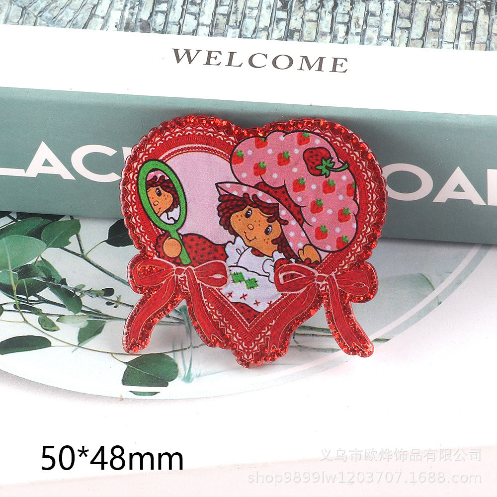 Wholesale Cute cartoon character and animal accessories in acrylic OLY Exclusive