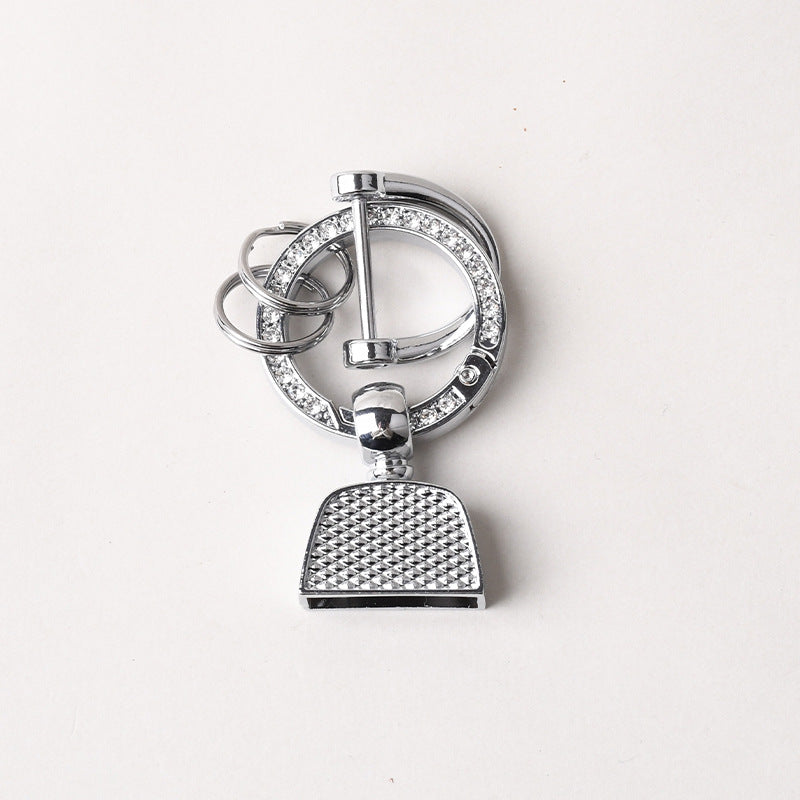 Wholesale Diamond DIY semi-finished keychain