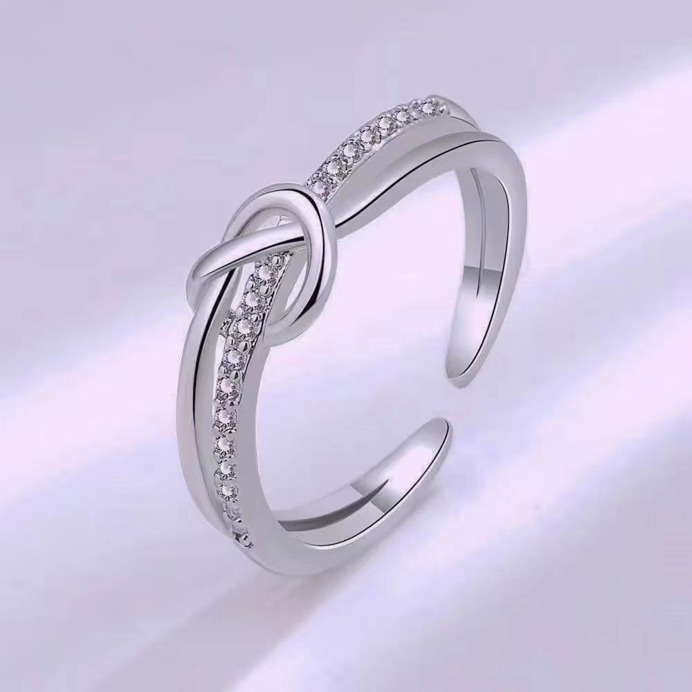 Wholesale Open design new style lingering trendy fashion diamond cross Ring
