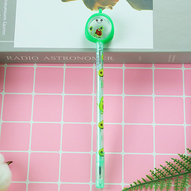 Lápiz de gel de zanahoria de frutas de plástico de plástico al por mayor