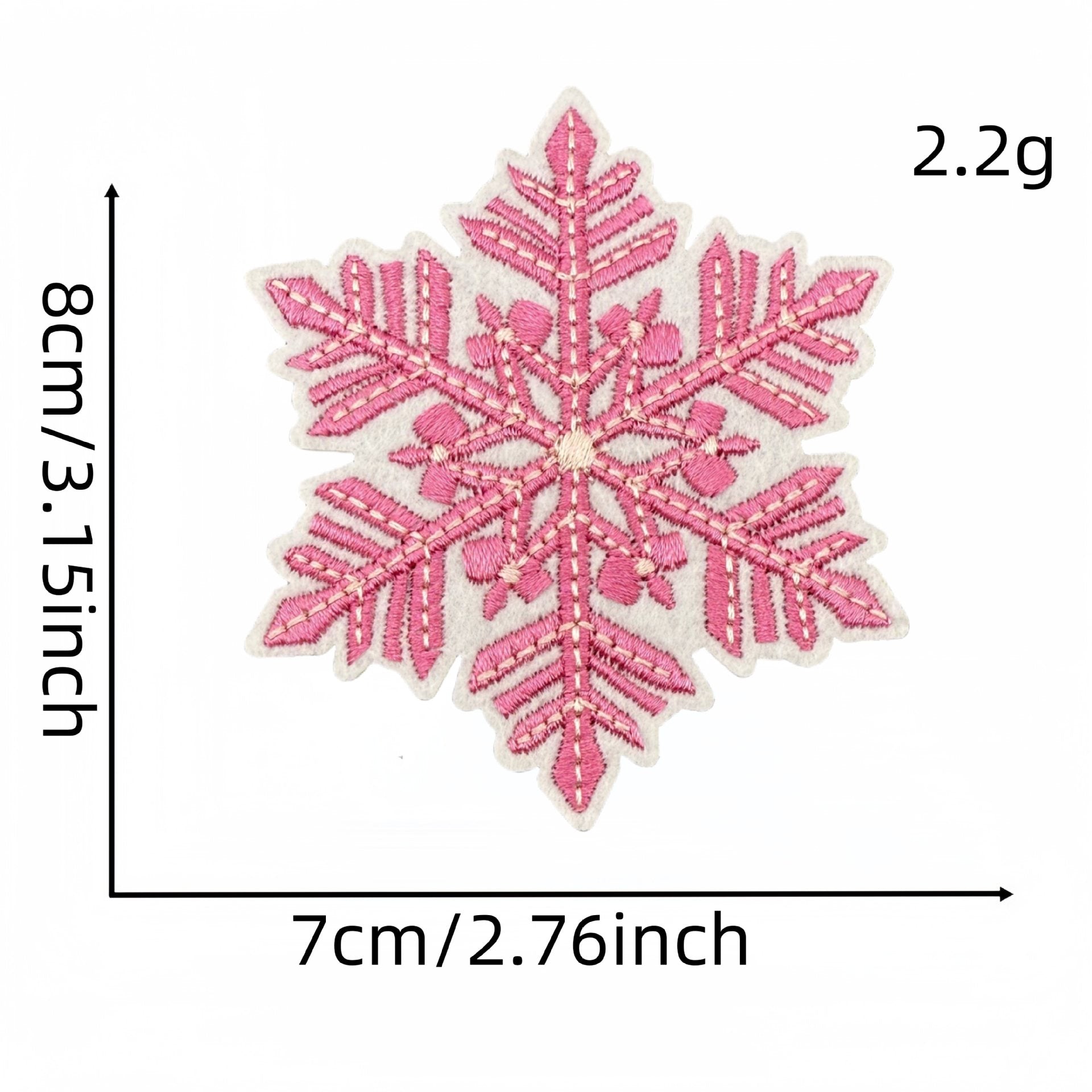 Wholesale Pink Cartoon Christmas Embroidery DIY Patches