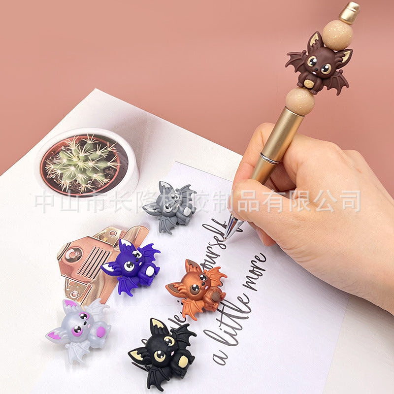 Wholesale 20pcs/pack Food grade  3D silicone beads accessories