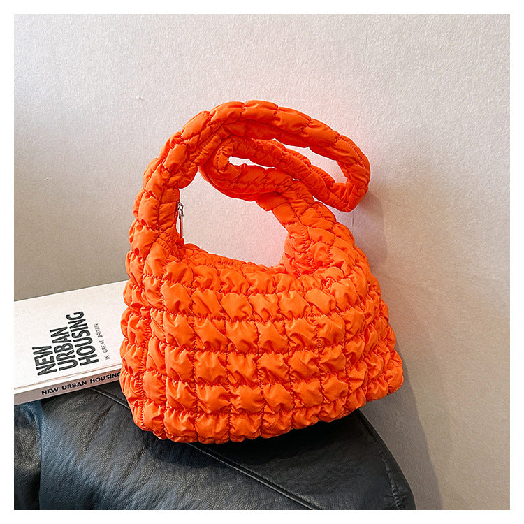 Wholesale Nylon Pleated Cloud Large Capacity Single Shoulder Crossbody Bag