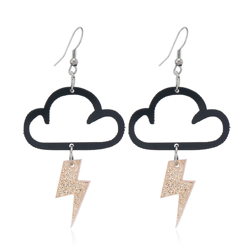 Wholesale  Acrylic Earrings Pumpkin Bat Earrings