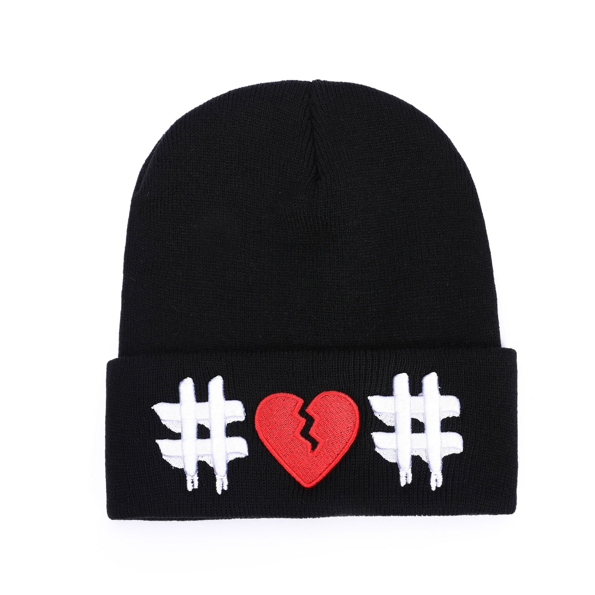 Wholesale Warm Beanie Printed Embroidered Knitted Hat