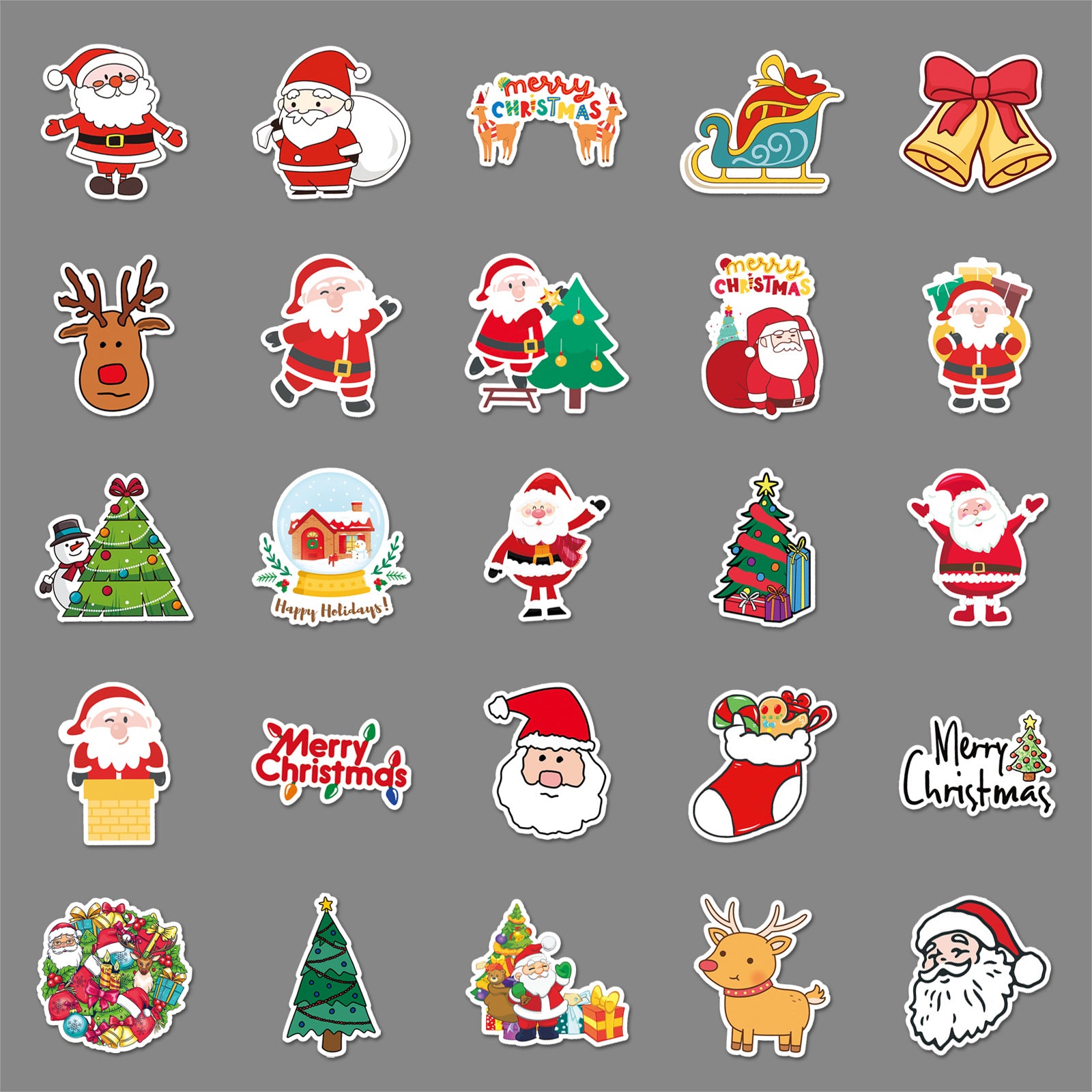 Wholesale 100 pcs/ pack Christmas Graffiti Stickers Waterproof