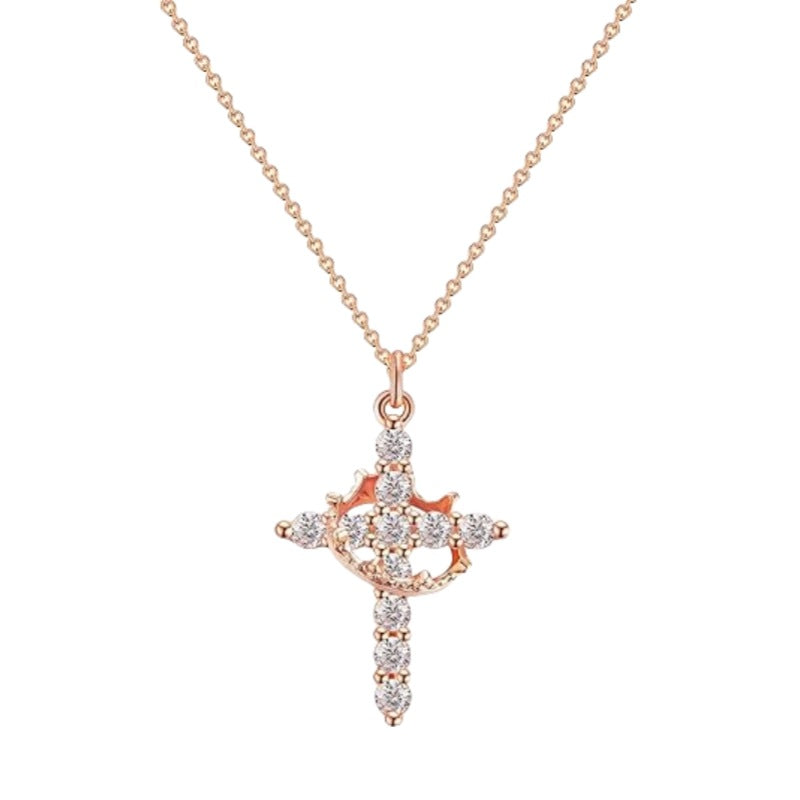 Wholesale  Crown Cross Necklace