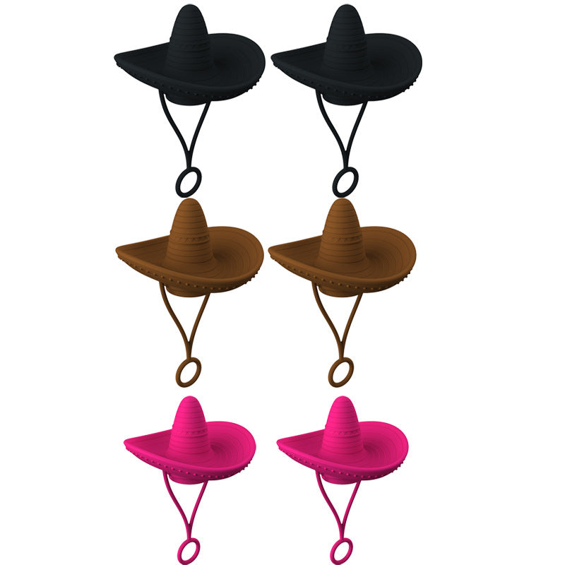 Wholesale 6-10mm Dust-proof Silicone Straw Caps