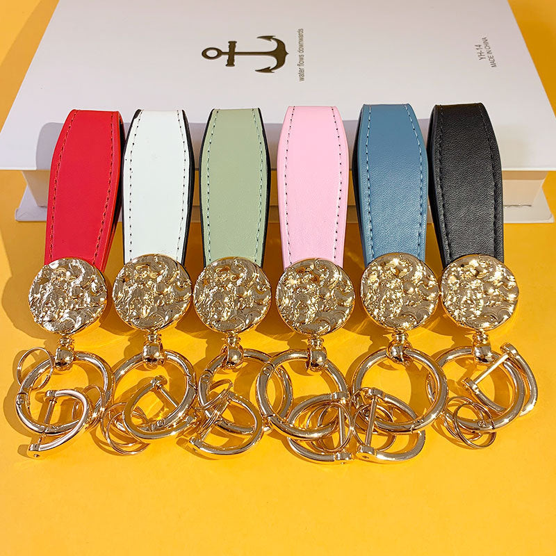 Wholesale PU Leather Year of The Dragon Keychain