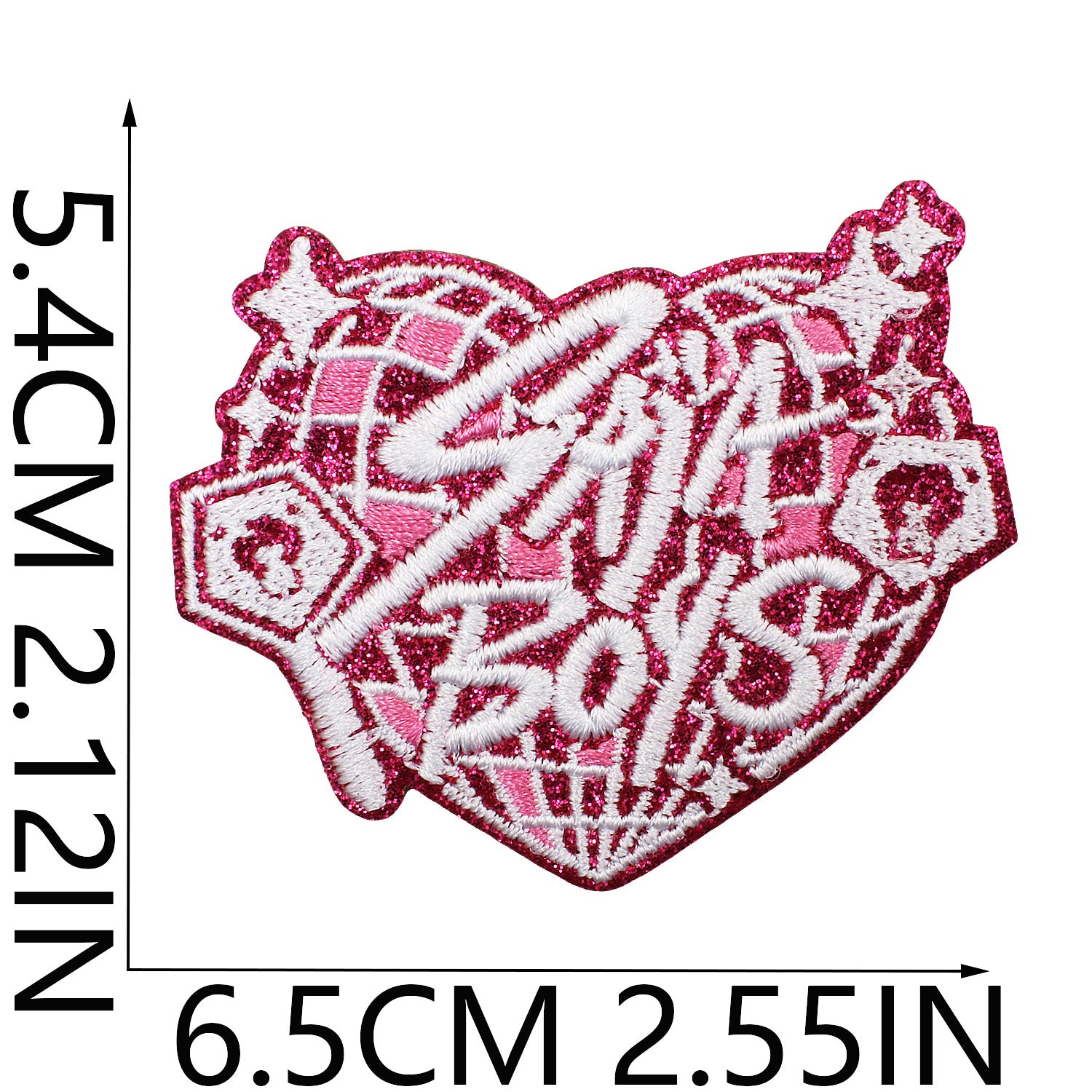 Wholesale Cartoon Girl Devil Colorful Love Embroidery DIY Patches