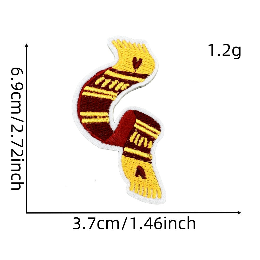 Wholesale Cartoon Autumn Harvest Embroidered Patches Pumpkin Maple Leaf Honey Pot Party Applique Decorative Craft Supply For Clothing Resale