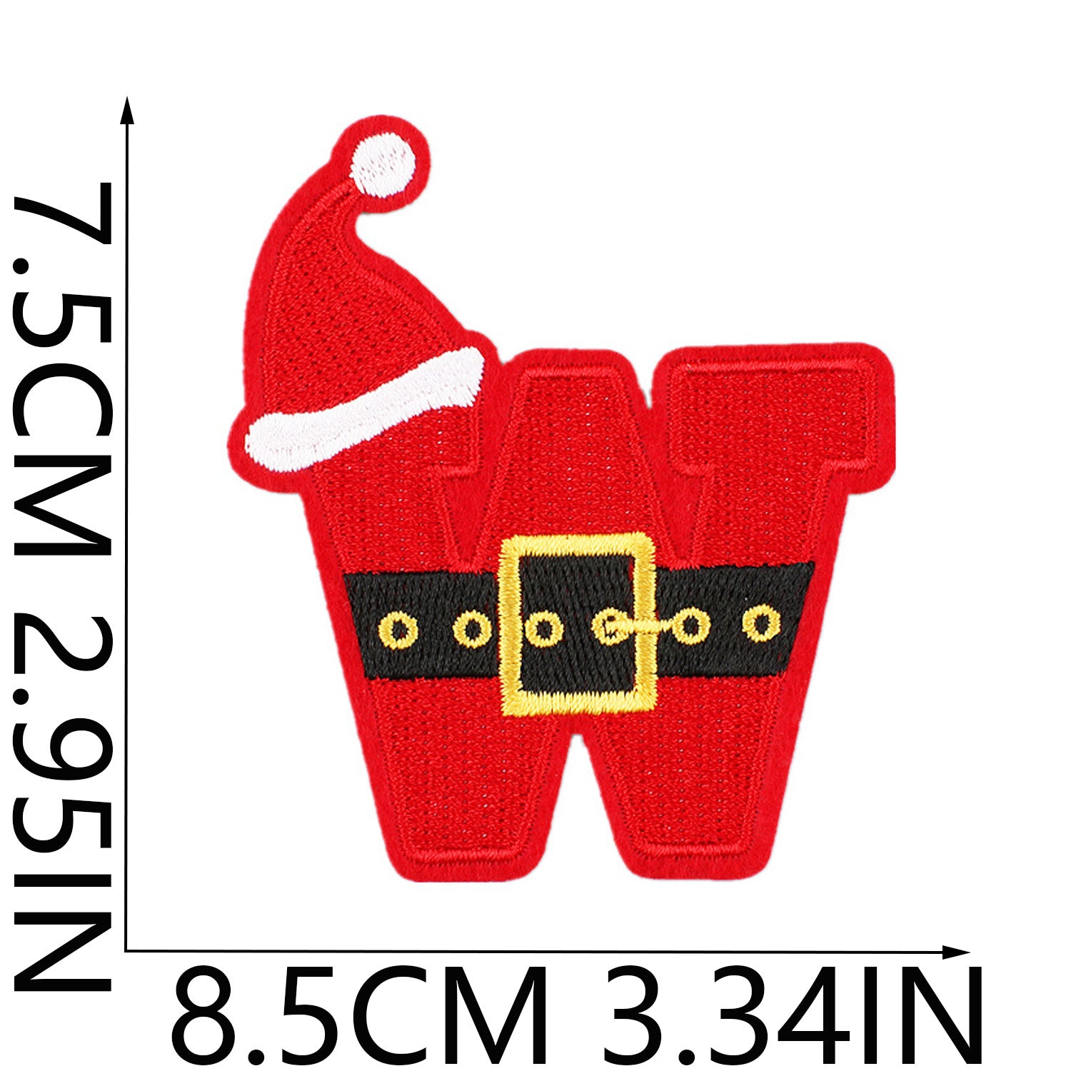 Wholesale Christmas embroidery cloth stickers letters  DIY Patches