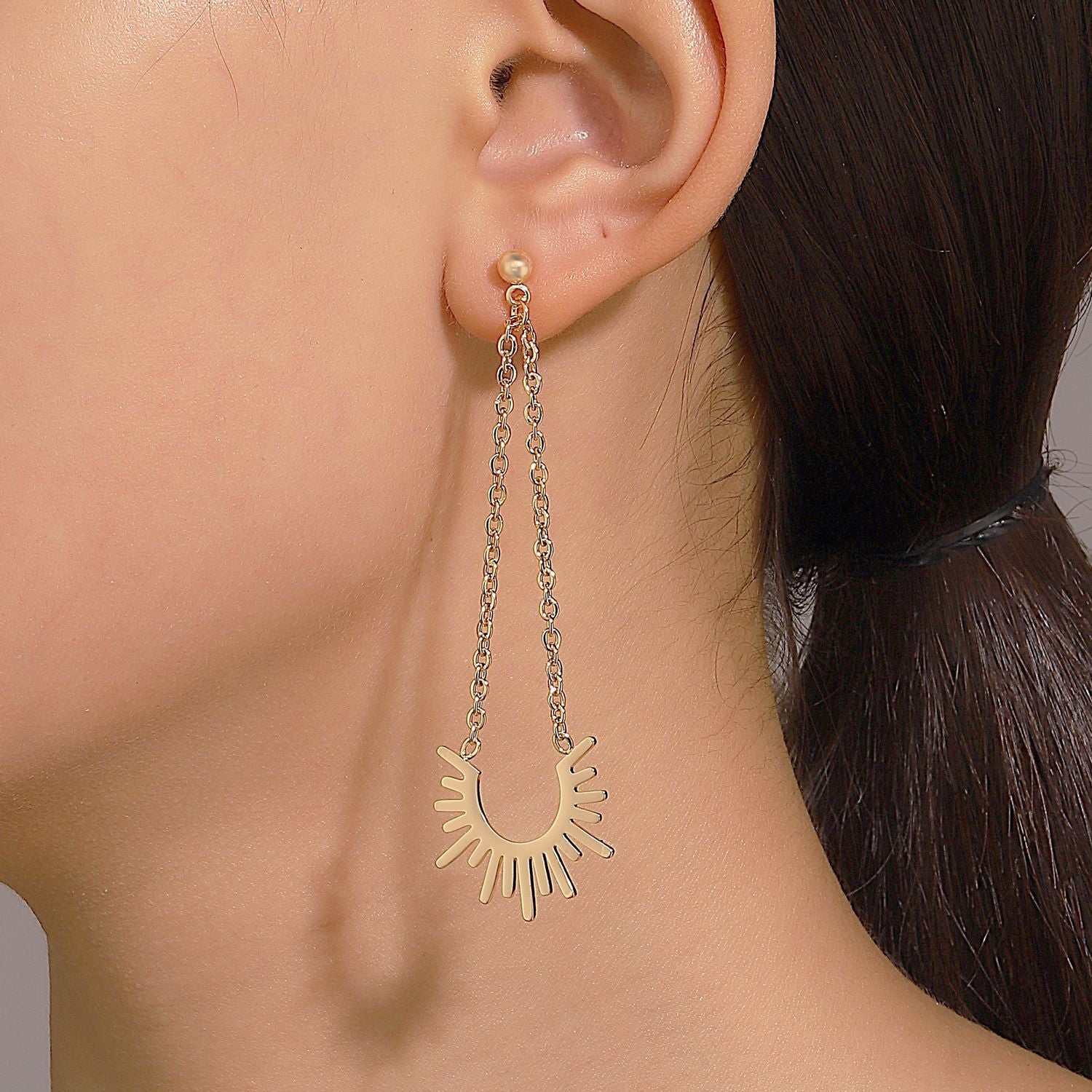 Wholesale Vintage Sun Alloy Earrings