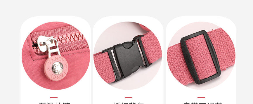 Wholesale Casual crossbody waist bag Outdoor shoulder waist bag Multi-layer travel convenient bag