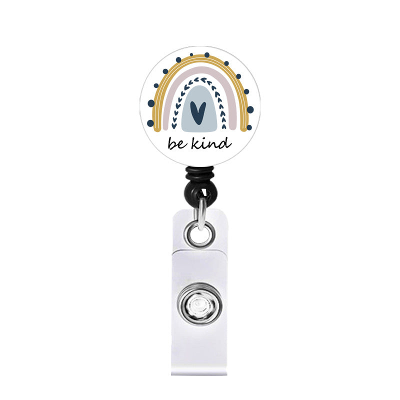 Wholesale ABS Rainbow Telescopic Keychain