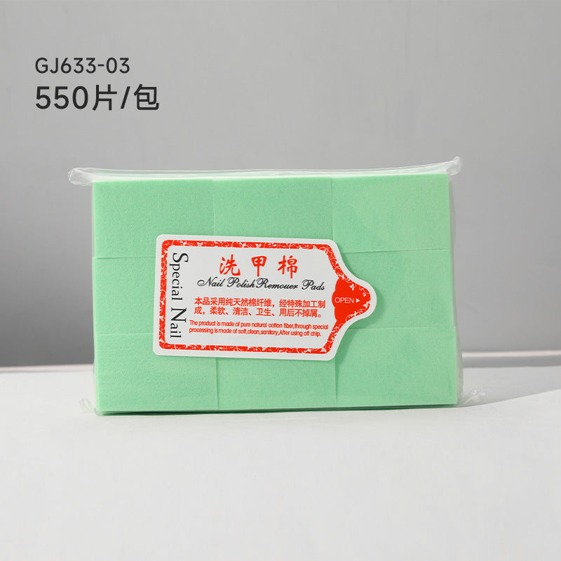 Wholesale Hard nail polish remover cotton, no lint, nail polish remover, nail polish remover, nail salon specific nail cleaning sheet, scrubbing cotton sheet