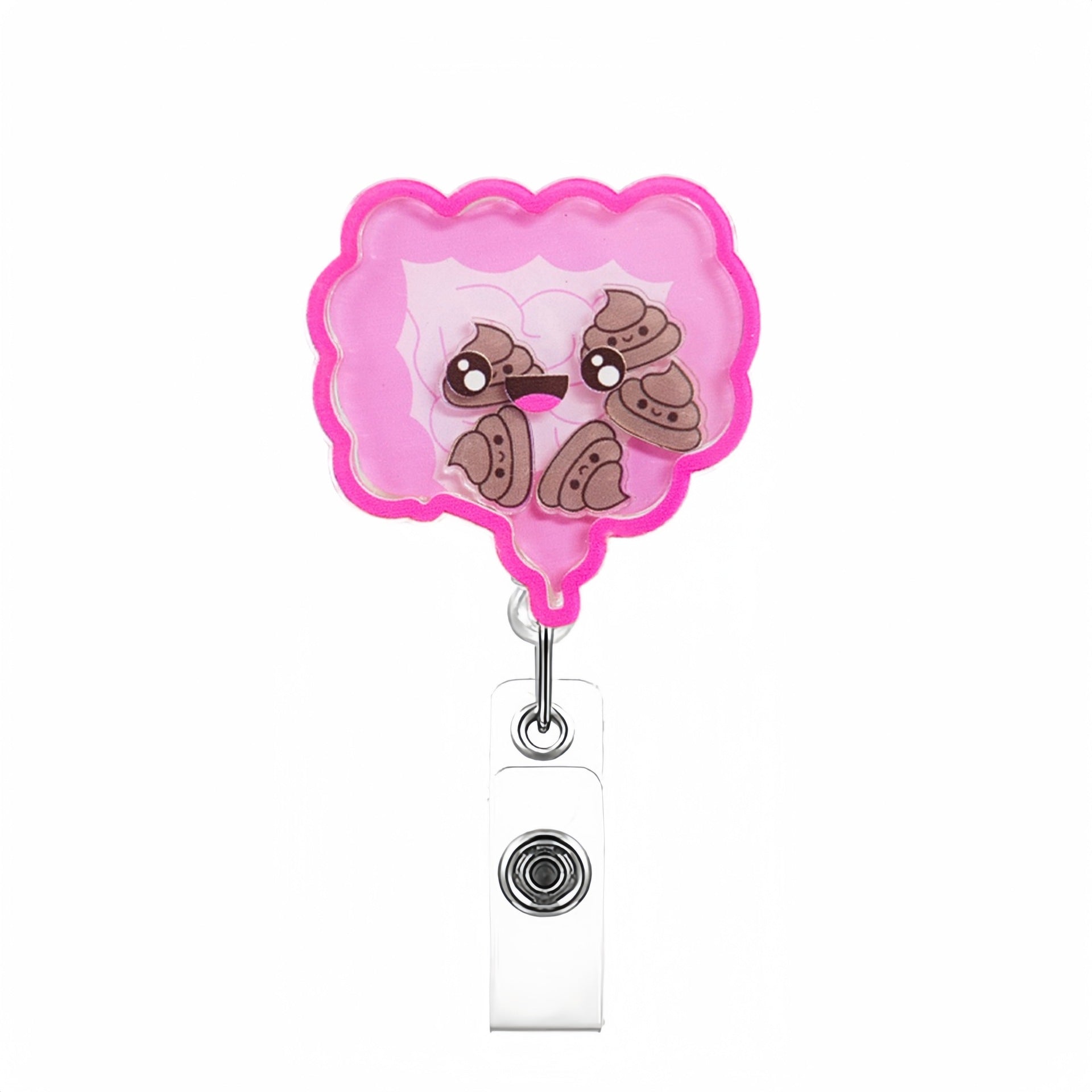 Wholesale Cartoon Shake-Up Easy-Pull Buckle Badge Reels