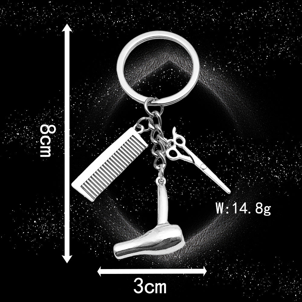 Antique silver oil drop key creative accessories