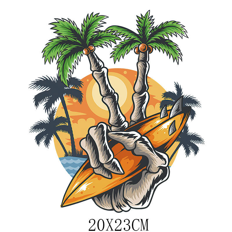 Wholesale Summer Cartoon Heat Transfer   UV DTF Ready to Press Transfers Wraps